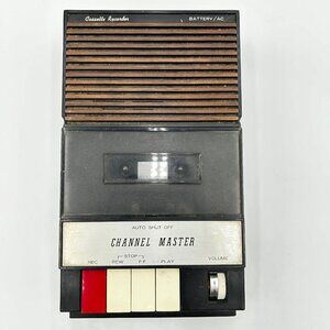 Vtg Channel Master Solid State Cassette Tape Player Recorder 6321 works read